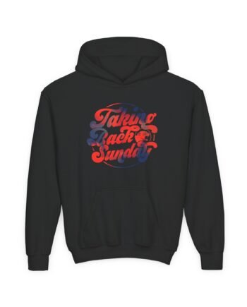Youth Taking Back Sunday Retro Type Heavy Blend Hooded Sweatshirt