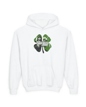 Youth Thin Lizzy Shamrock Heavy Blend Hooded Sweatshirt