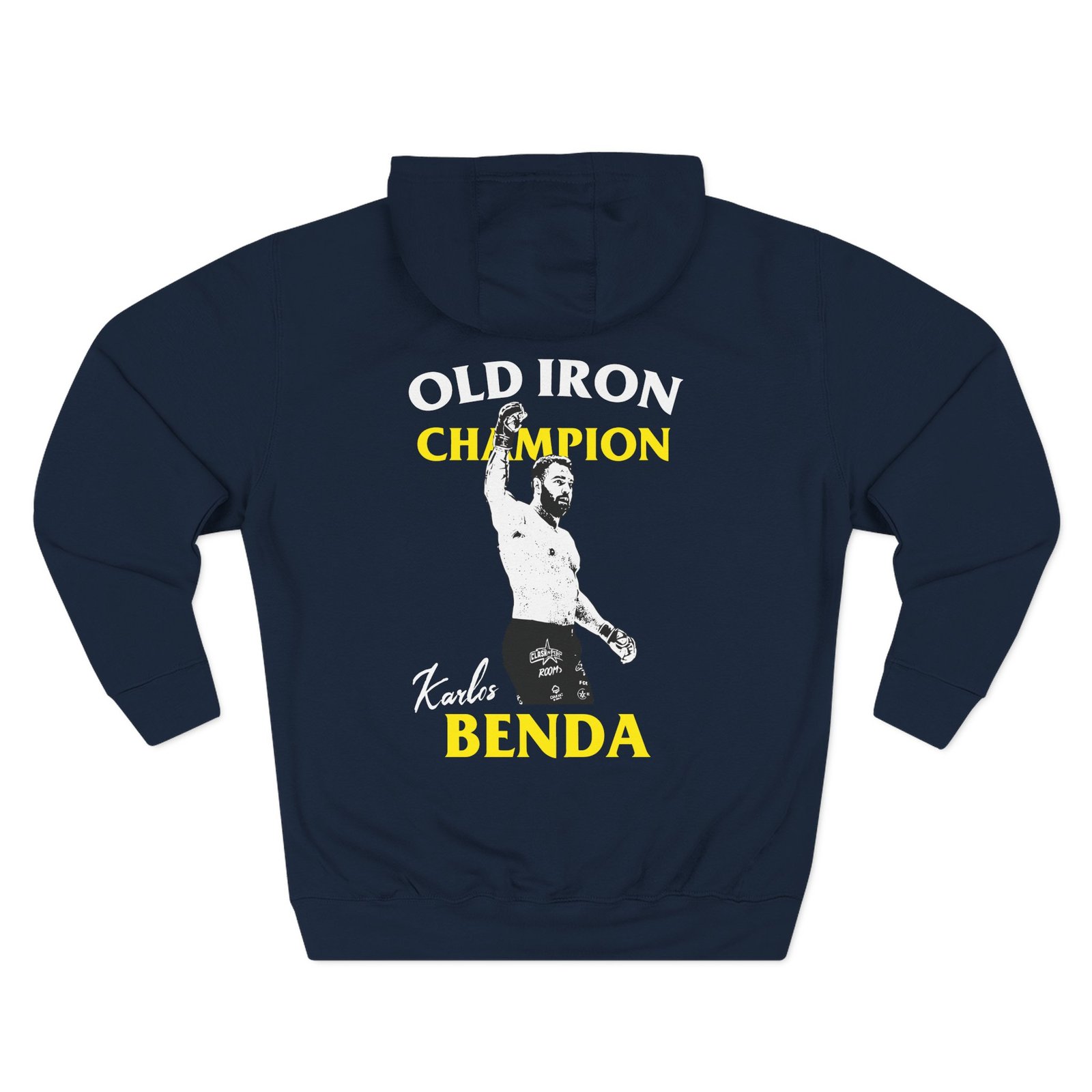 Karlos Benda Old Iron Champion Three-Panel Fleece Hoodie