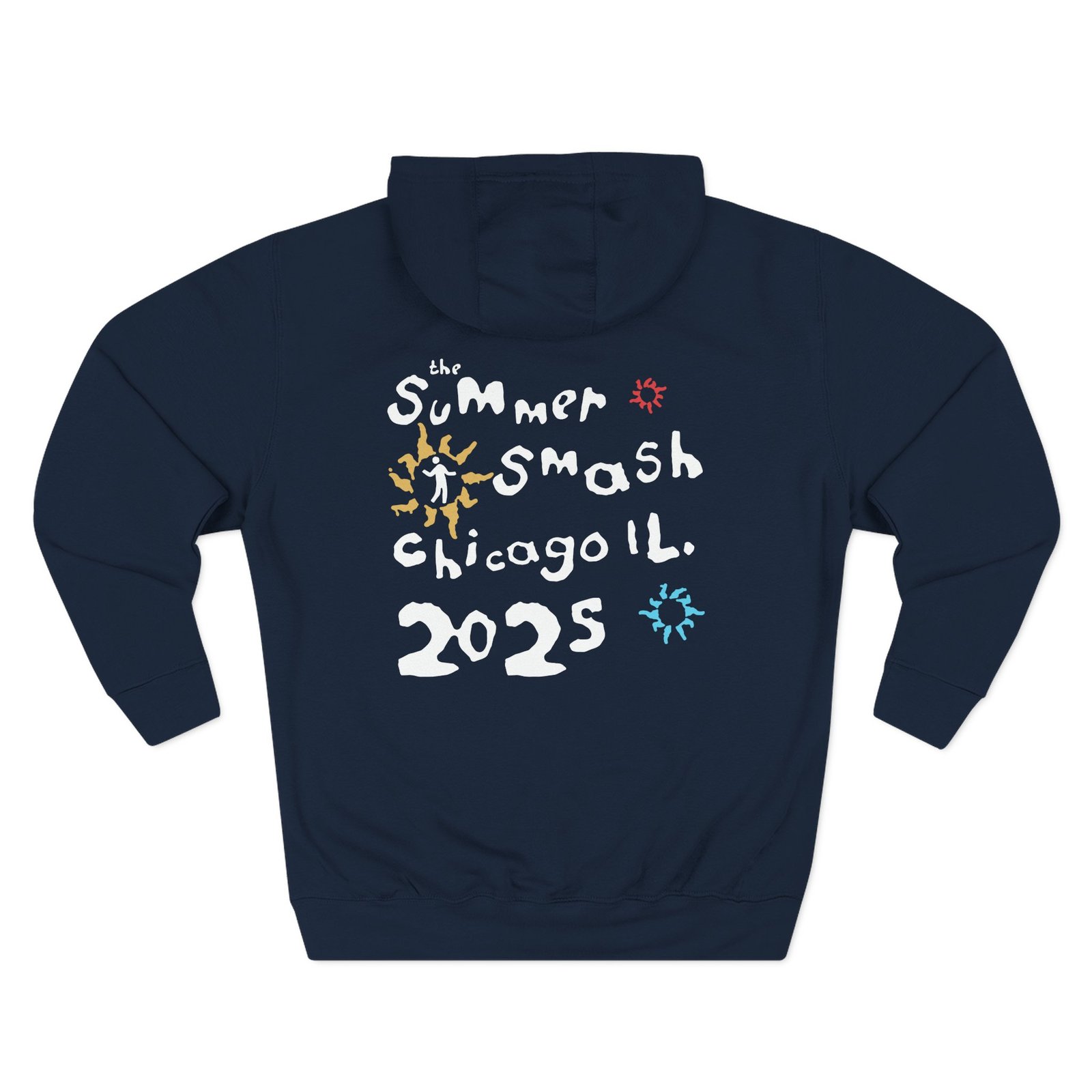 Summer Smash Never End Three-Panel Fleece Hoodie