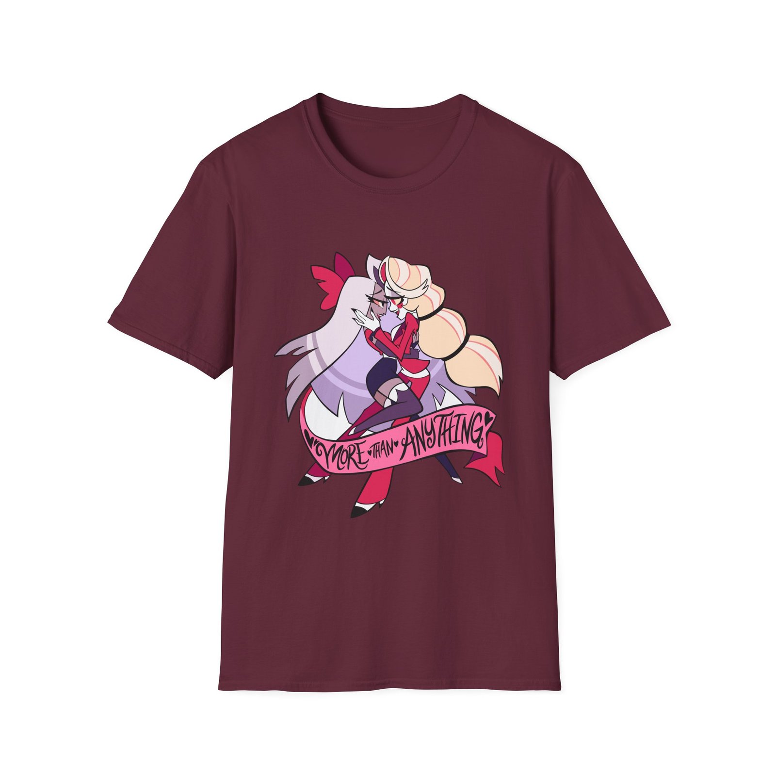 Hazbin Hotel Charlie & Vaggie Unisex Softstyle T-shirt
