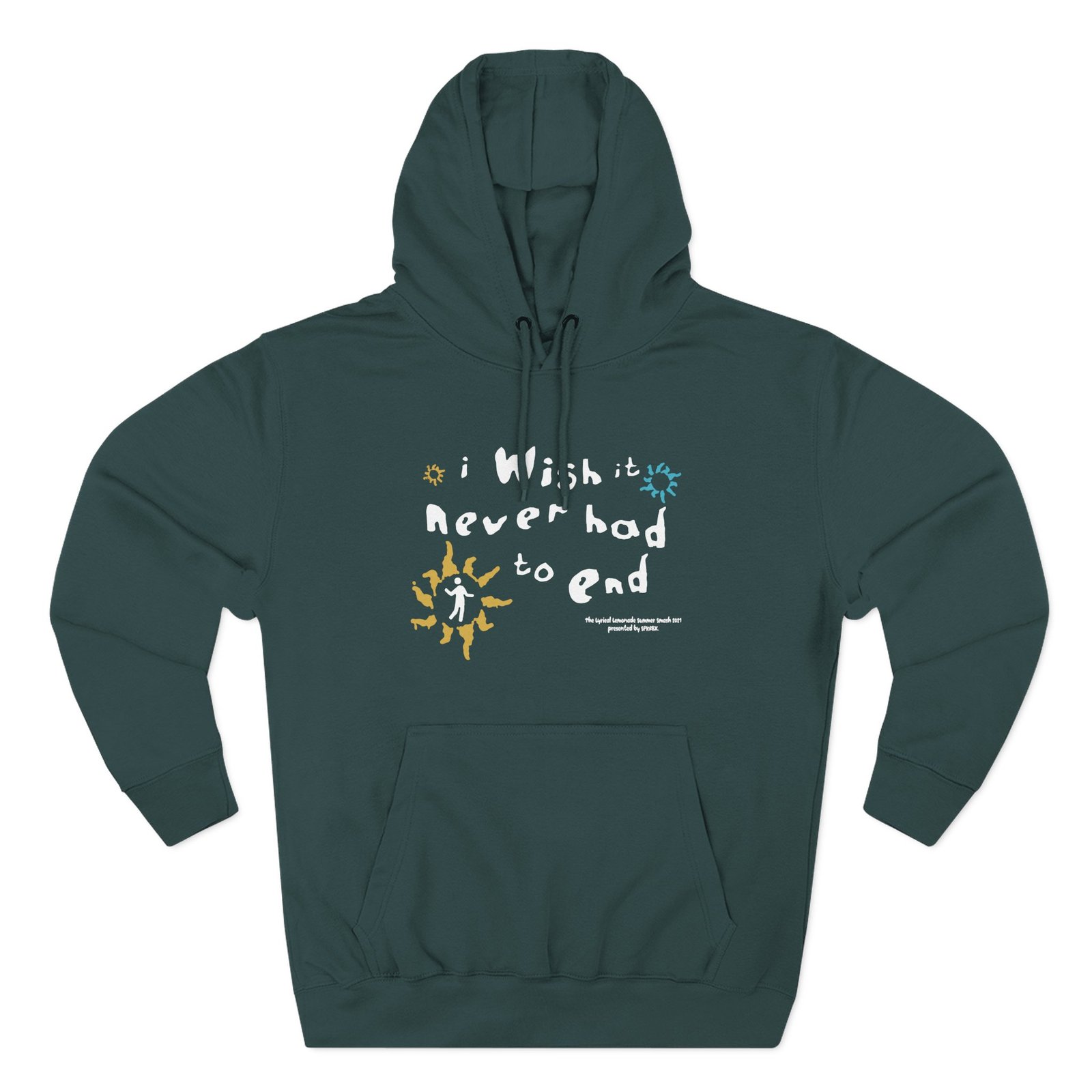 Summer Smash Never End Three-Panel Fleece Hoodie