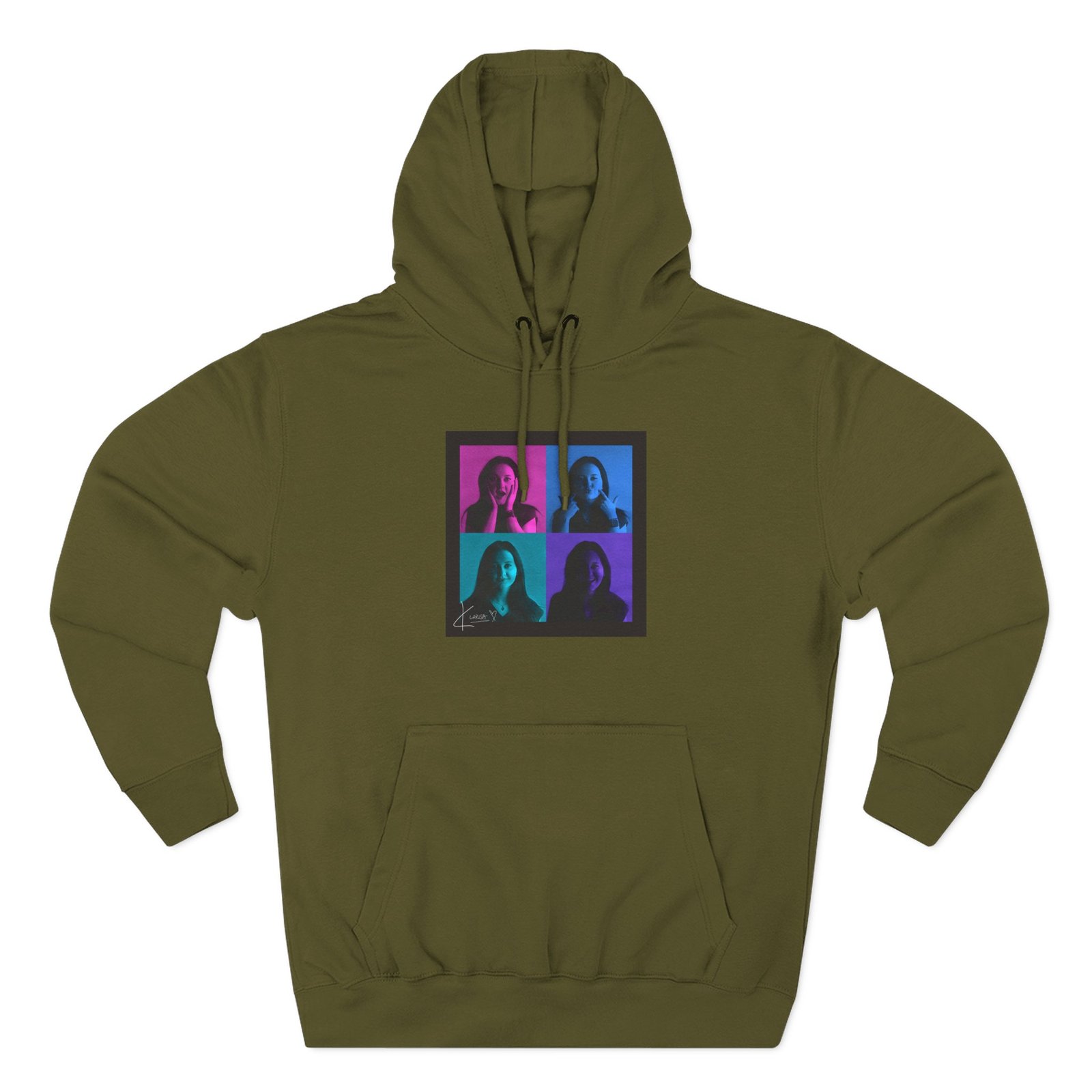 Klarisa Emotions Three-Panel Fleece Hoodie