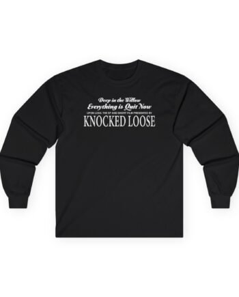 Knocked Loose Death Against Us Unisex Ultra Cotton Long Sleeve Tee