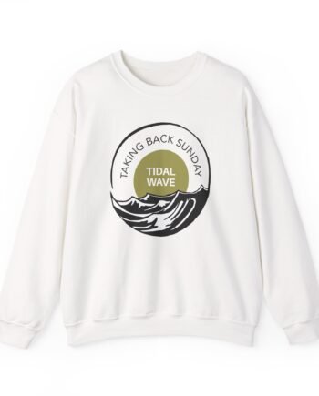 Taking Back Sunday Tidal Wave Raglan Unisex Heavy Blend™ Crewneck Sweatshirt