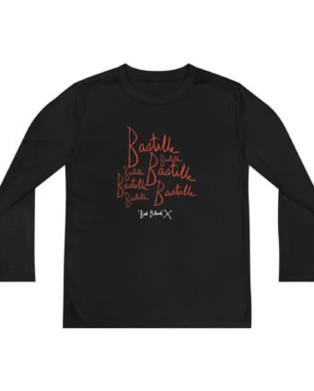 Youth Bastille Bad Blood Handwriting Long Sleeve Competitor Tee