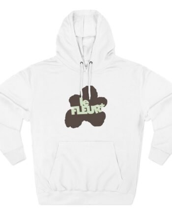 Tyler the Creator Flower Logo Three-Panel Fleece Hoodie