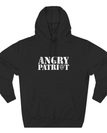 Valuetainment Angry Patriot Three-Panel Fleece Hoodie