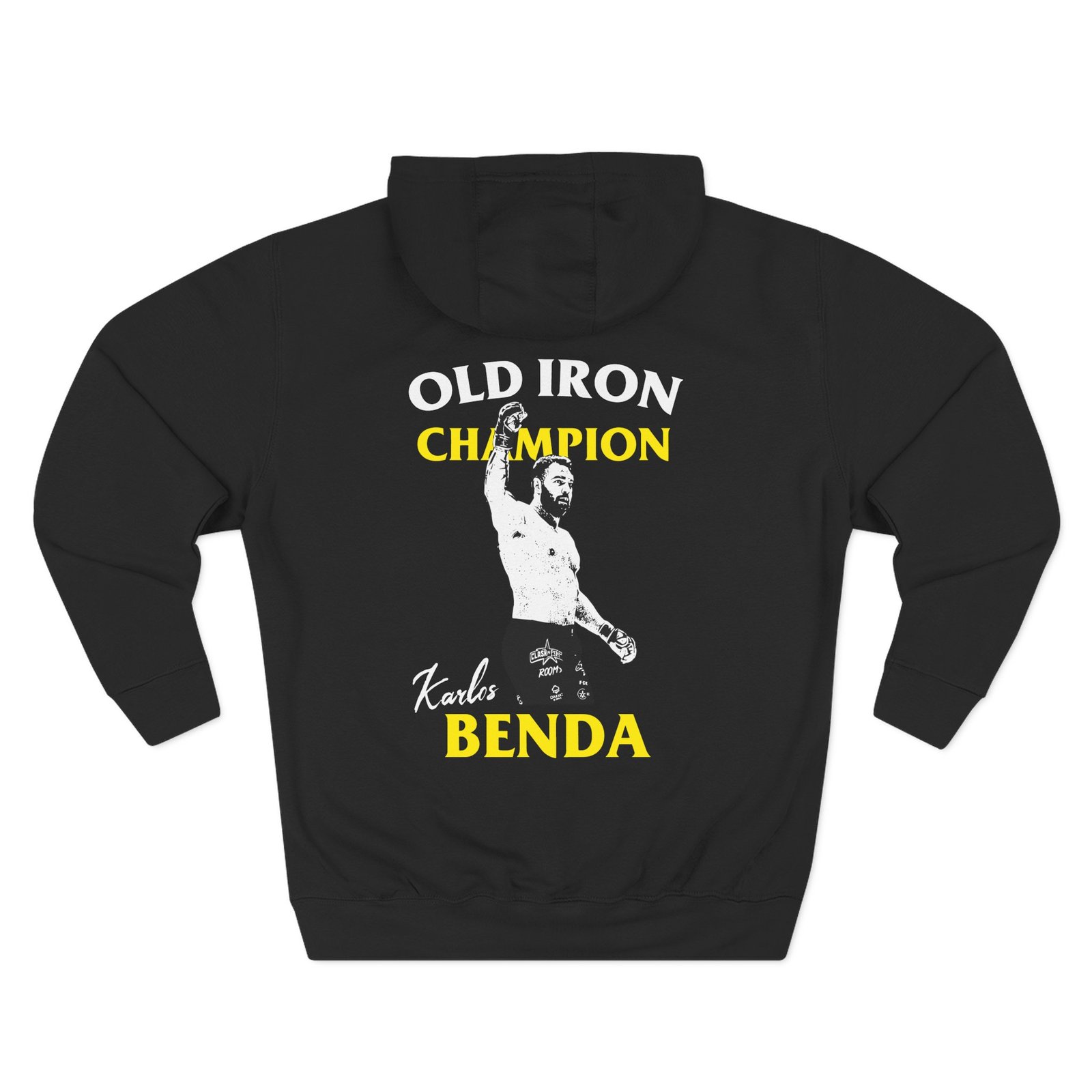 Karlos Benda Old Iron Champion Three-Panel Fleece Hoodie