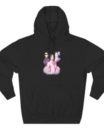 Kim Kardashian Three-Panel Fleece Hoodie