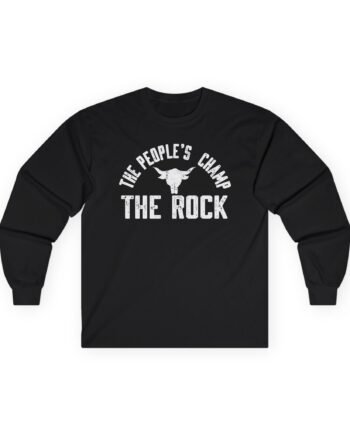 Dwayne Johnson The People's Champ Unisex Ultra Cotton Long Sleeve Tee