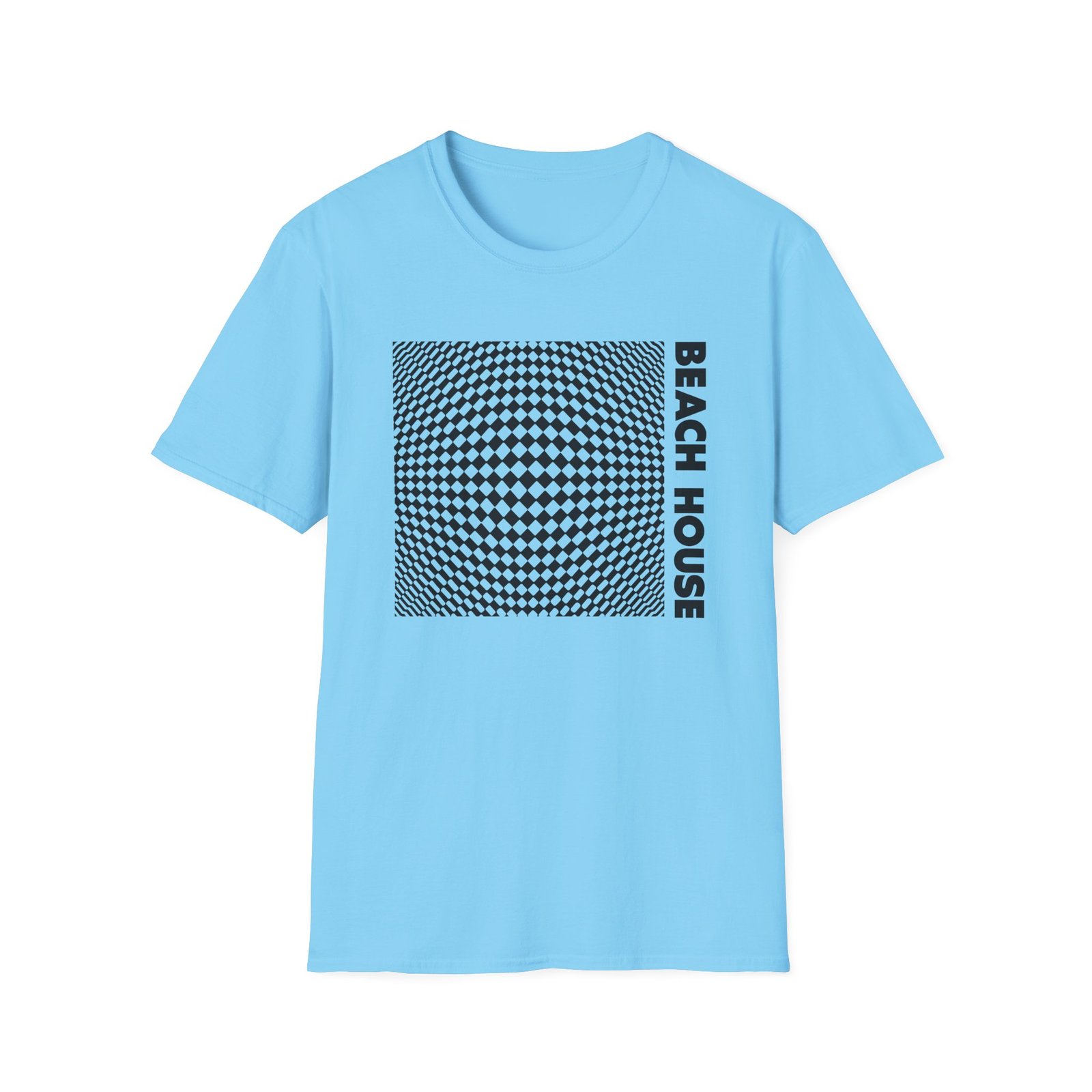 Beach House 7 Op Art Unisex Softstyle T-Shirt
