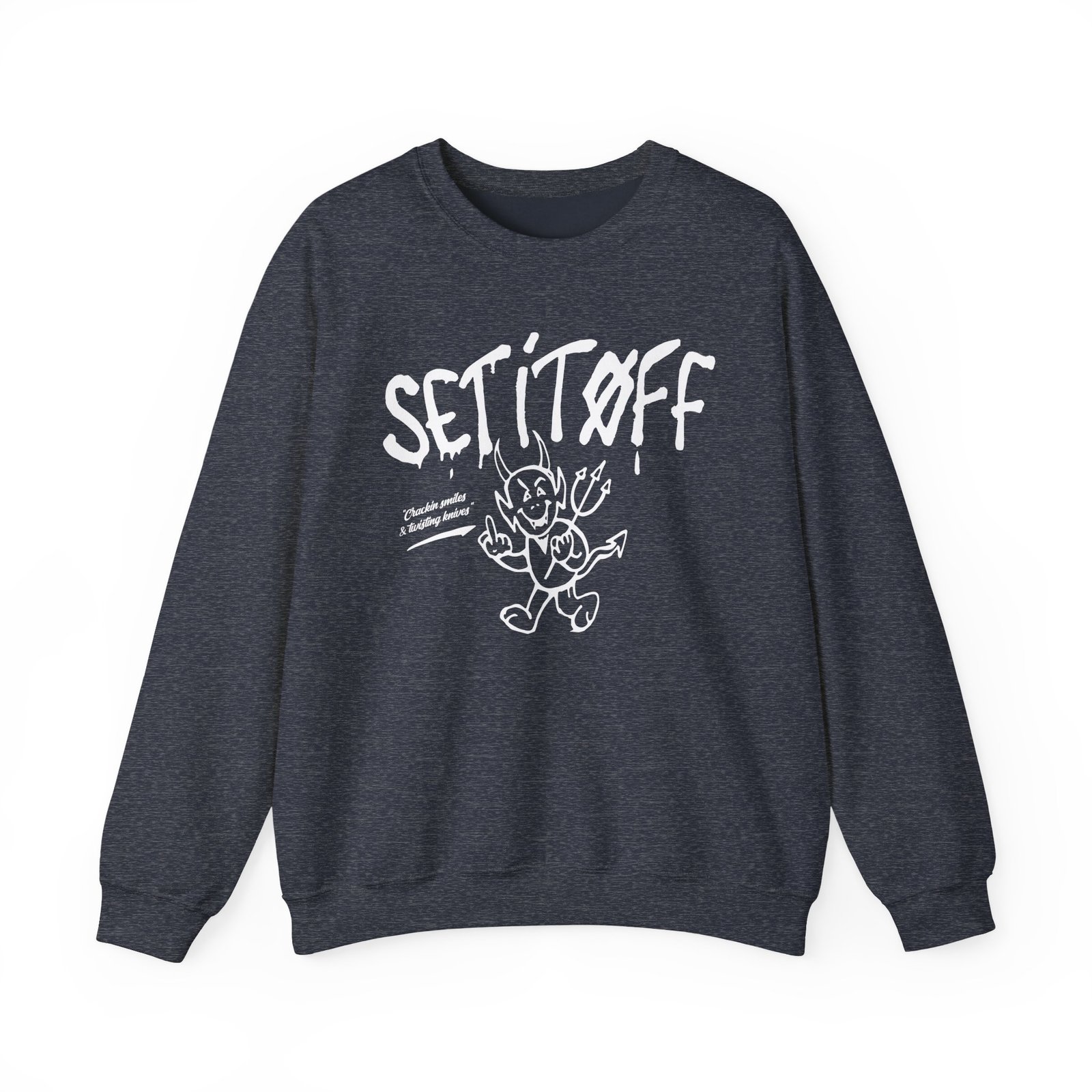 Set It Off Devil Unisex Heavy Blend™ Crewneck Sweatshirt