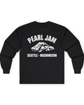 Pearl Jam Snowcap Unisex Ultra Cotton Long Sleeve Tee