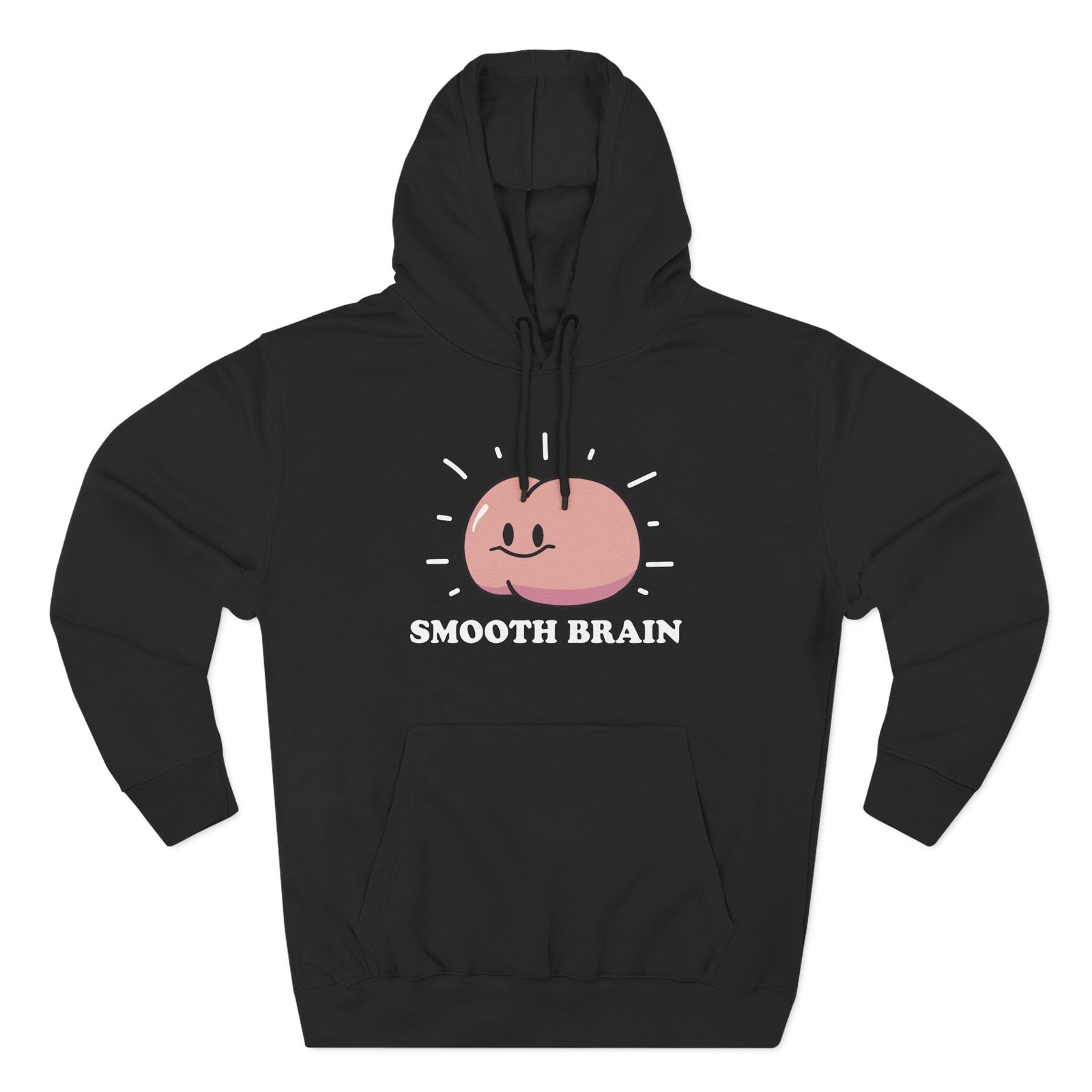 Haminations Smooth Brain Three-Panel Fleece Hoodie