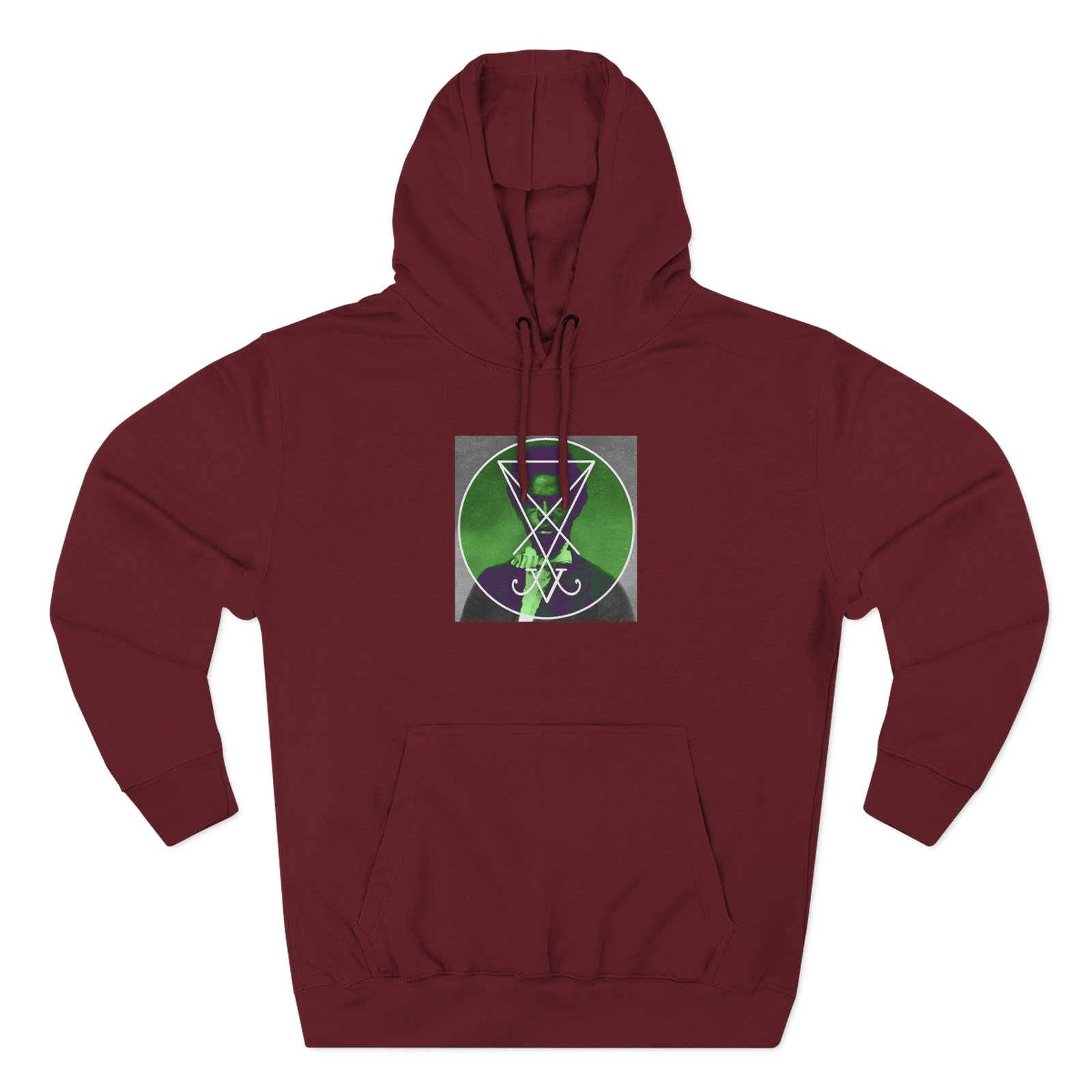 Zeal and Ardor Devil Is Fine 1 Album Cover Three-Panel Fleece Hoodie