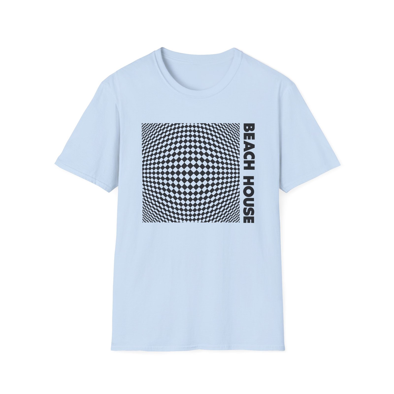 Beach House 7 Op Art Unisex Softstyle T-Shirt