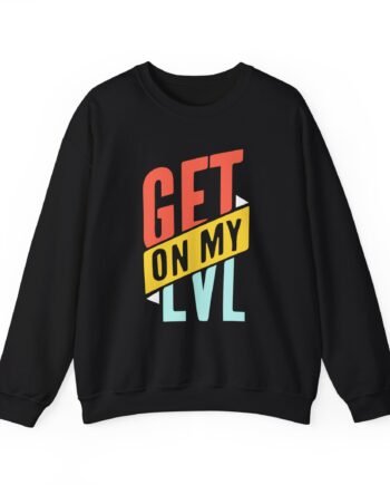 Montana Black  Get on My Lvl Unisex Heavy Blend™ Crewneck Sweatshirt