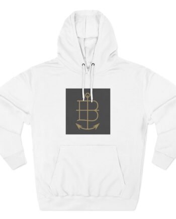 Anchor and Braille Songs for the Late Night Drive Home Album Cover Three-Panel Fleece Hoodie