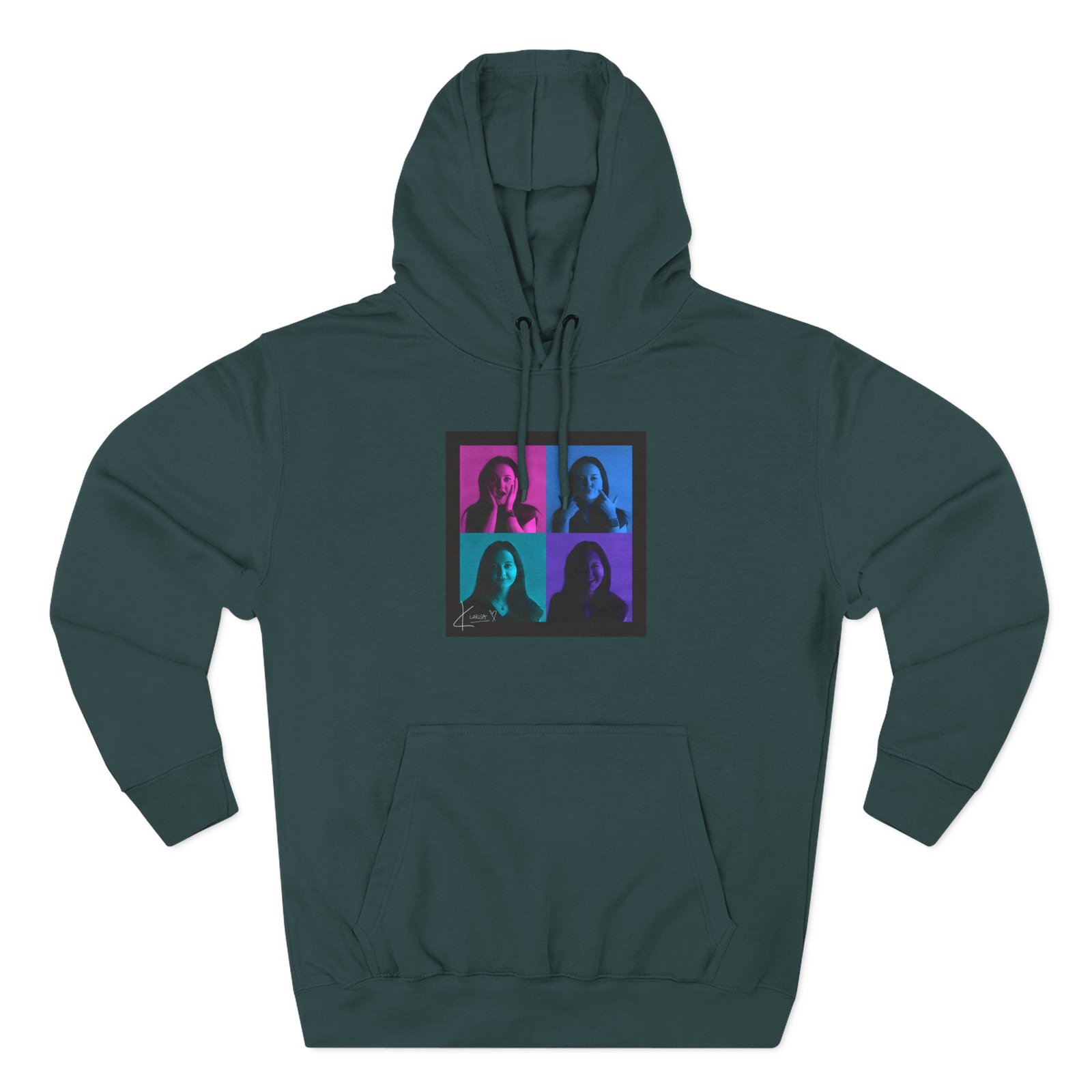 Klarisa Emotions Three-Panel Fleece Hoodie