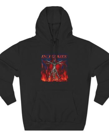 In Flames Clayman Album Art Three-Panel Fleece Hoodie