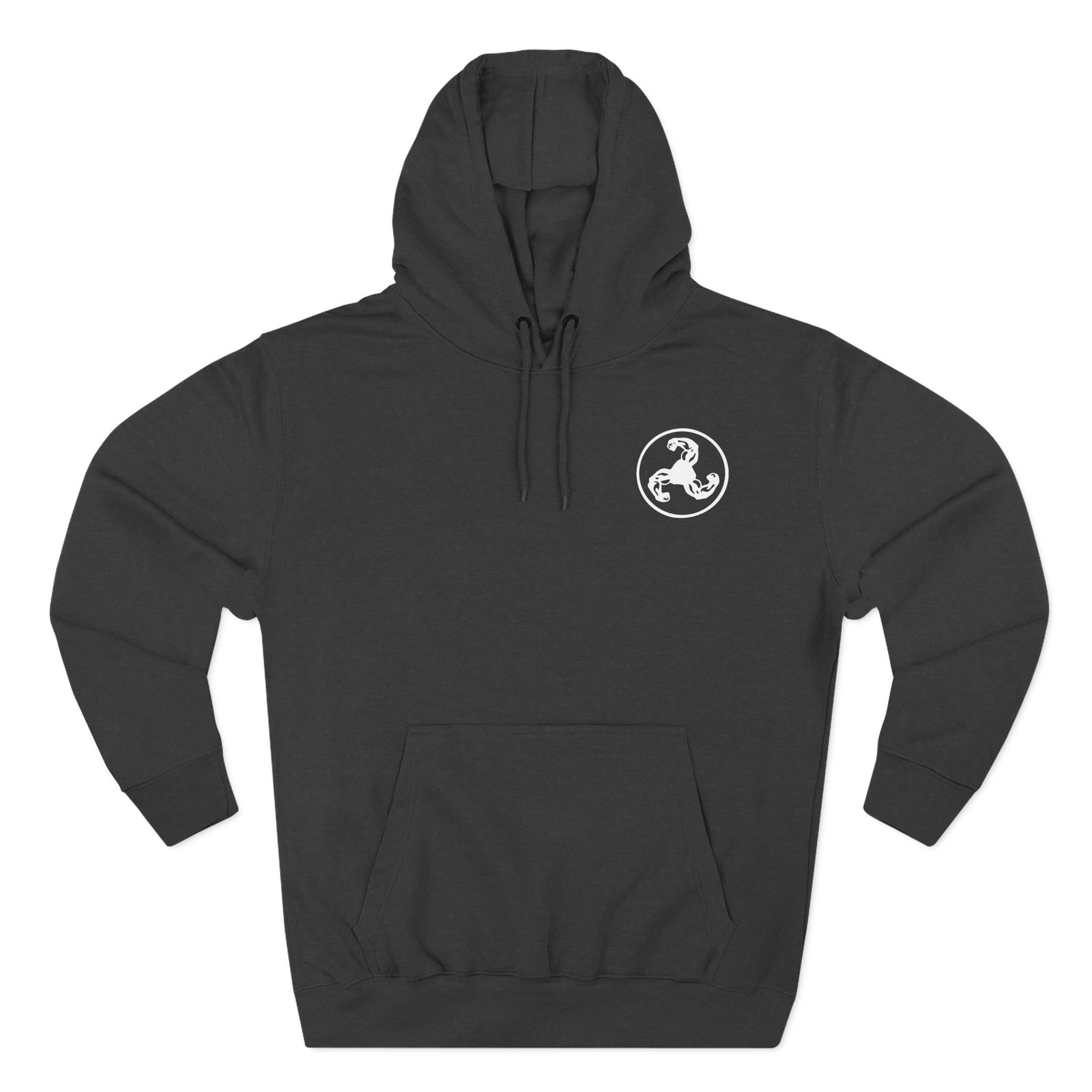 Bicep Logo Three-Panel Fleece Hoodie