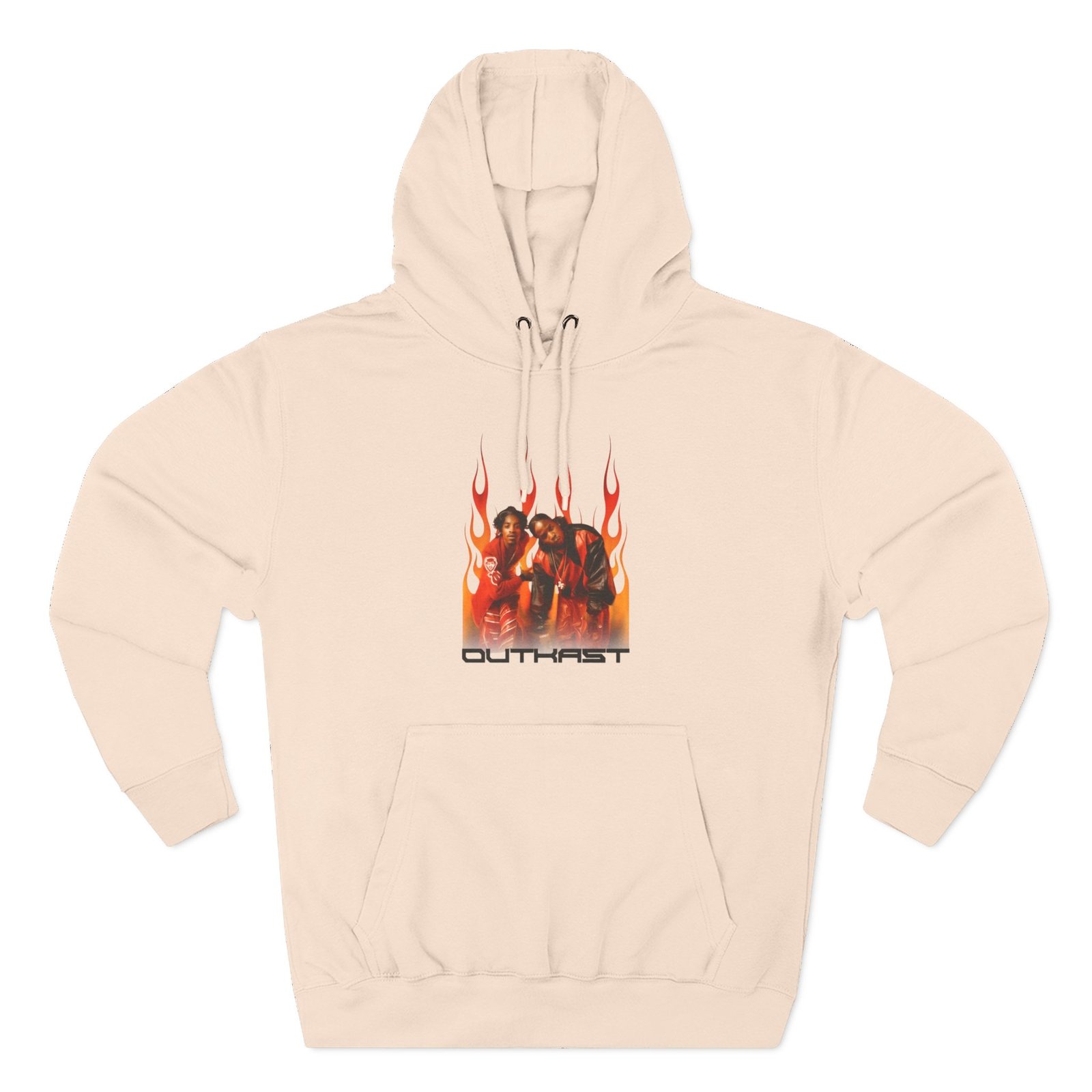 Outkast Outkast Flames Three-Panel Fleece Hoodie