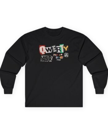 Unisex Linkin Park Qwerty Ransom Note Ultra Cotton Long Sleeve Tee
