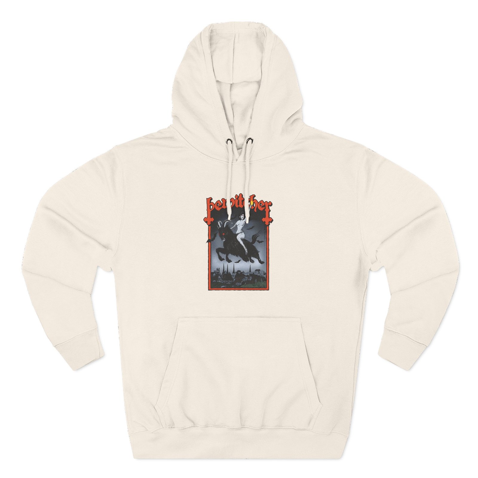 Bewitcher Goat Three-Panel Fleece Hoodie
