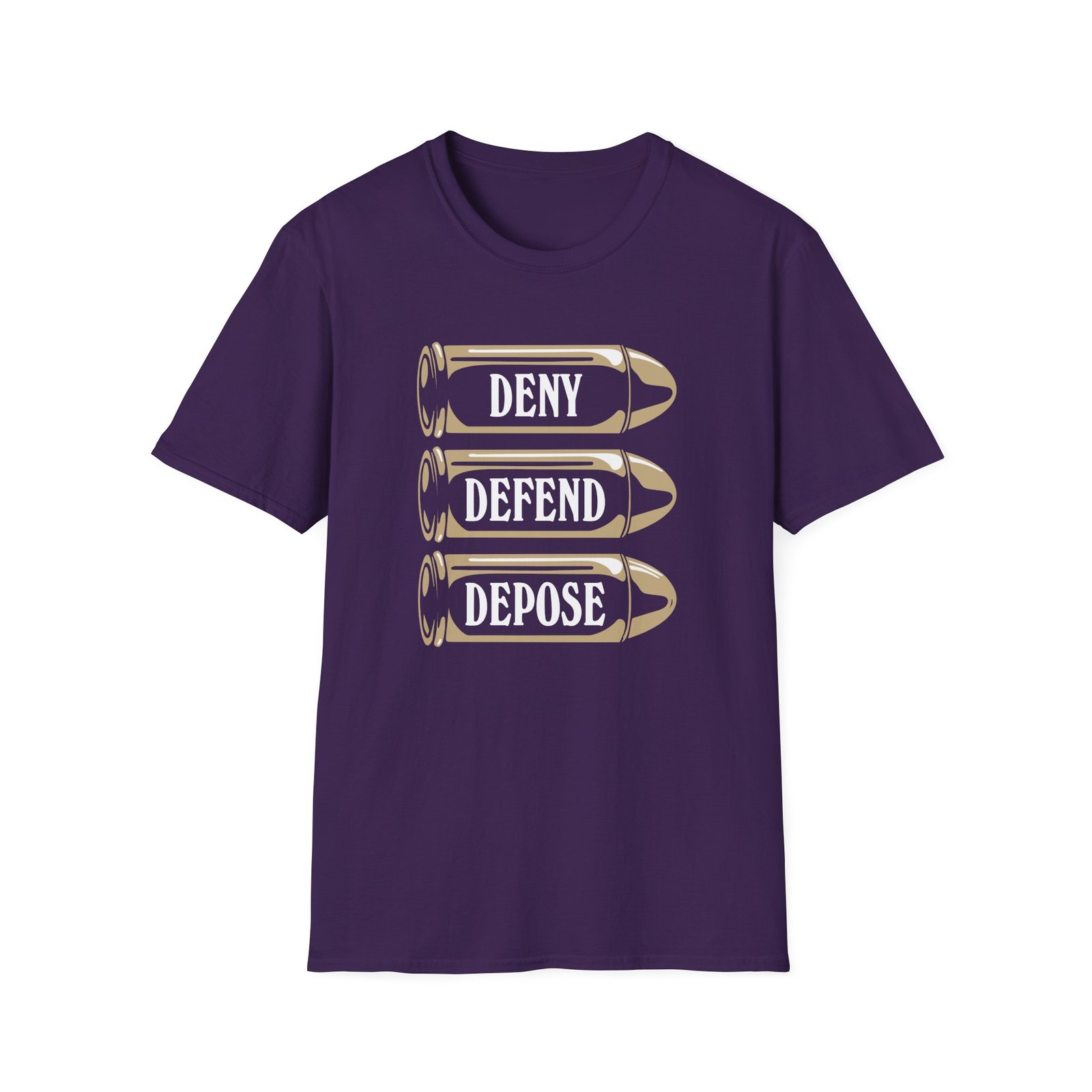 Deny Defend Depose Unisex Softstyle T-Shirt