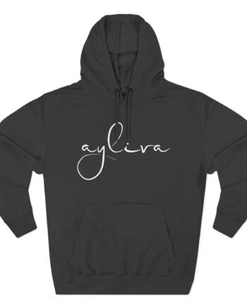 Ayliva Three-Panel Fleece Hoodie