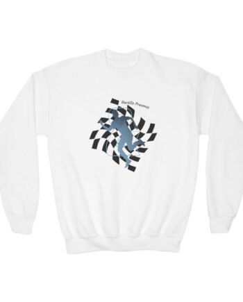Youth Bastille Checkered Man Crewneck Sweatshirt