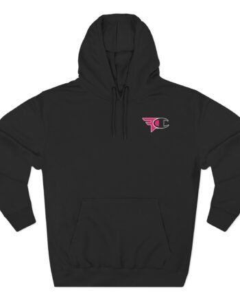 Teeqo Three-Panel Fleece Hoodie