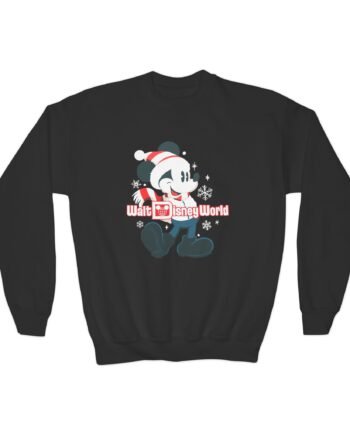 Youth Corey Scherer Disney Holiday Mickey Crewneck Sweatshirt