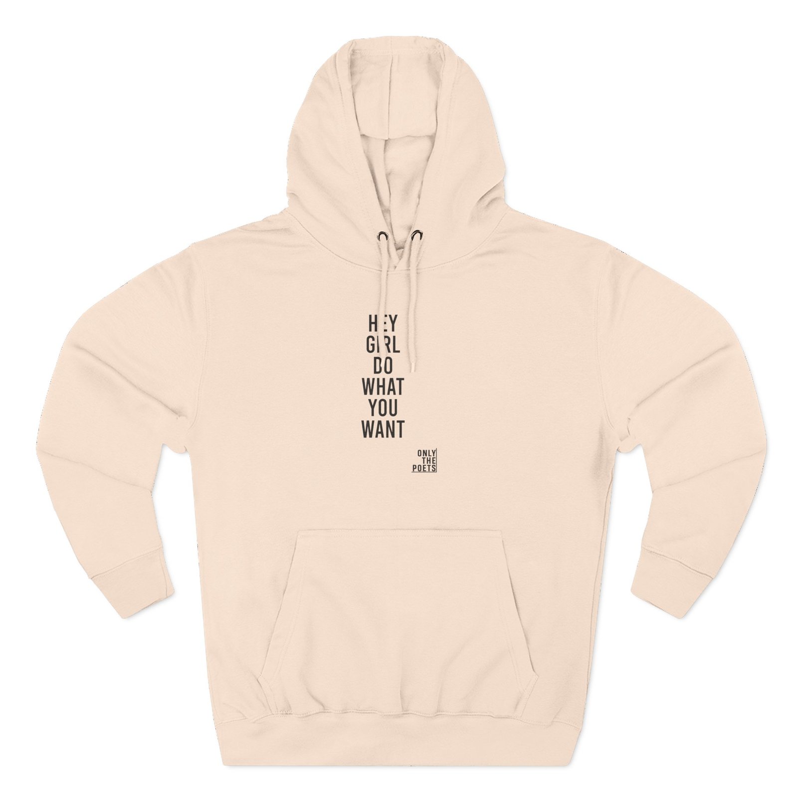 Only the Poets Three-Panel Fleece Hoodie