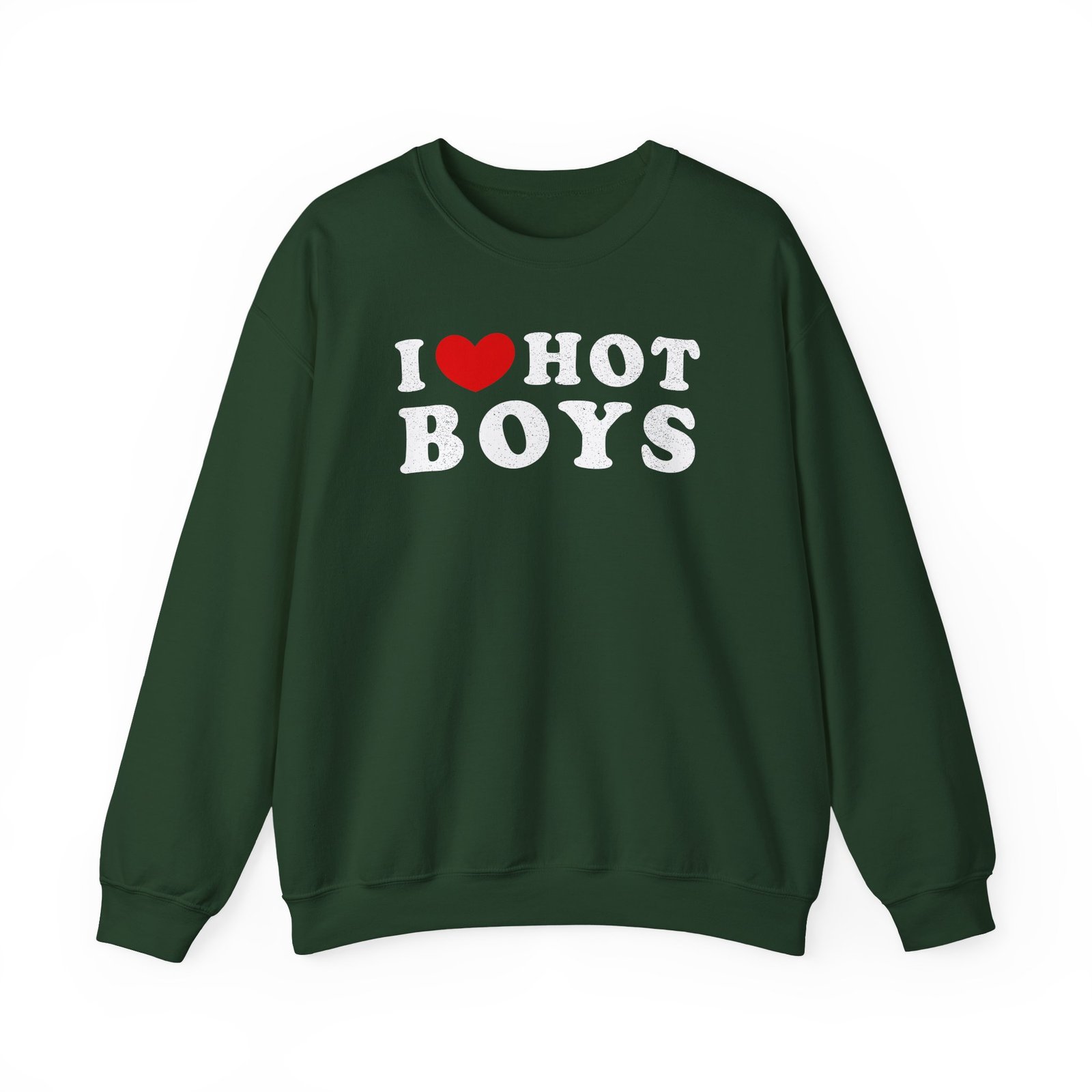 Hot Boys I Love Unisex Heavy Blend™ Crewneck Sweatshirt