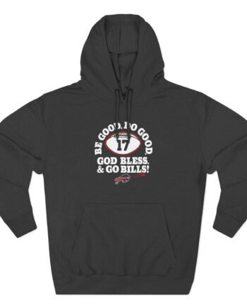 Josh Allen Mvp Speech Closing Quote Three-Panel Fleece Hoodie
