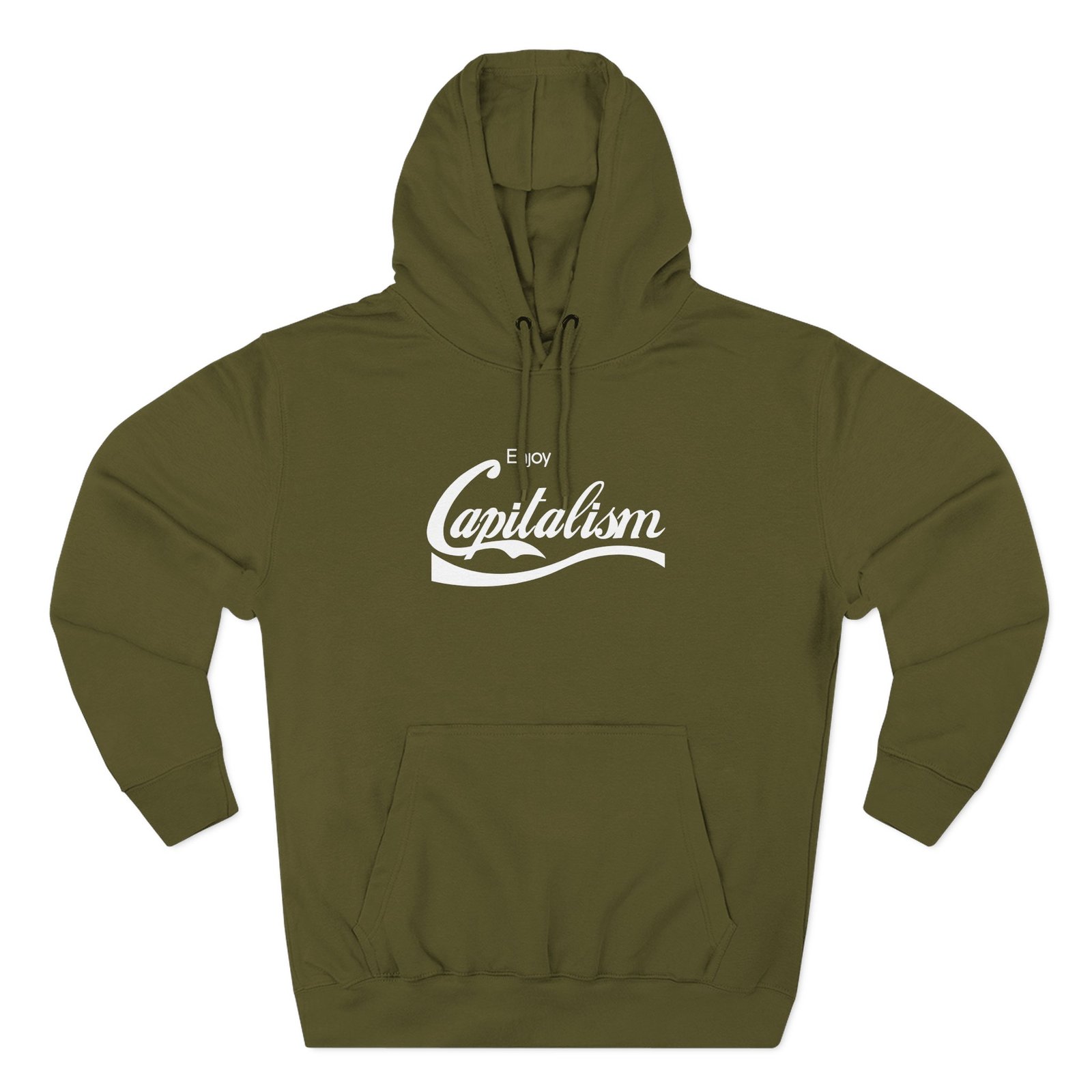 Valuetainment Enjoy Capitalism Three-Panel Fleece Hoodie