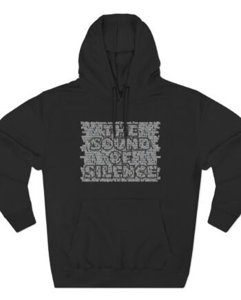 Simon and Garfunkel Silence Three-Panel Fleece Hoodie