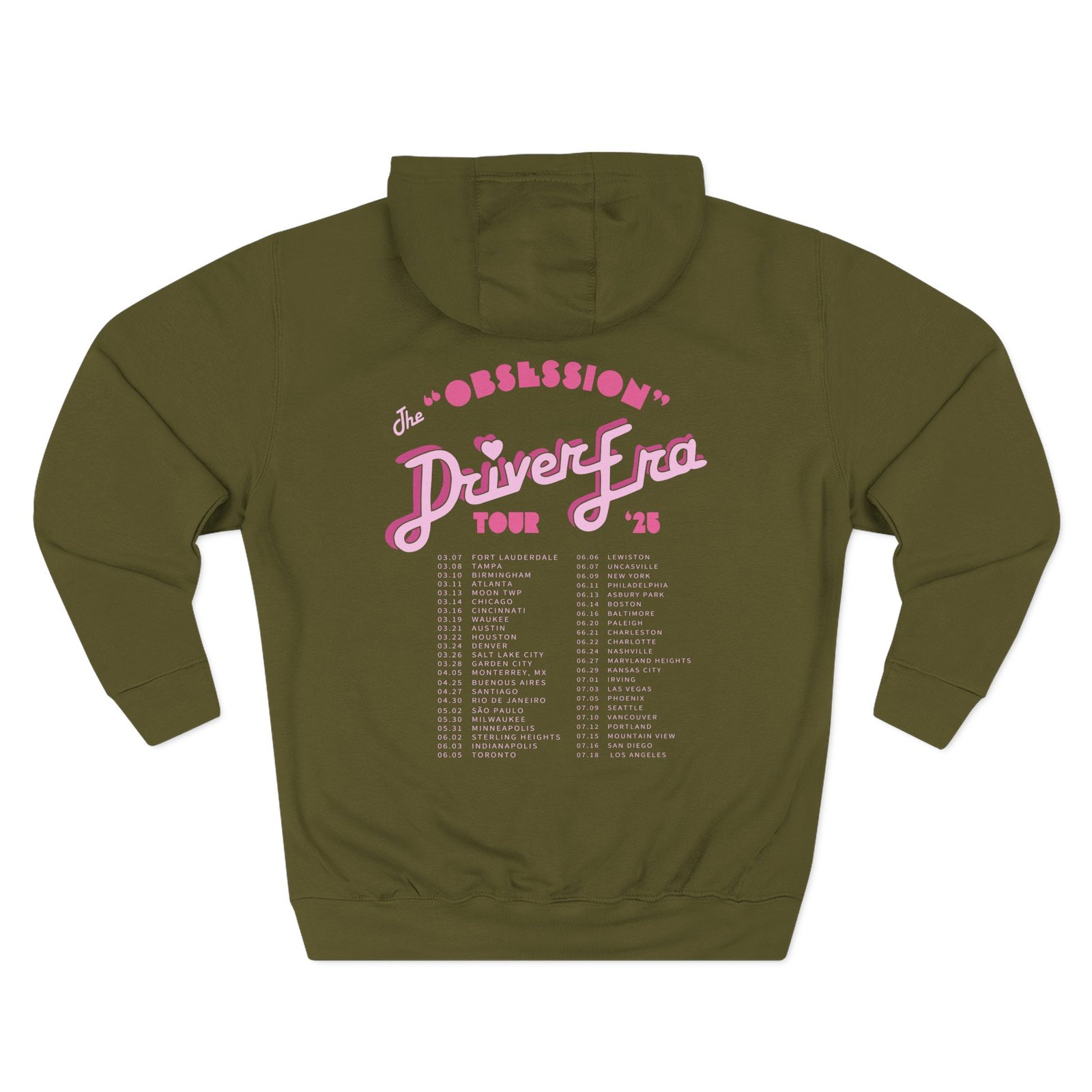 Driver Era Cowboy Obsession Tour Three-Panel Fleece Hoodie