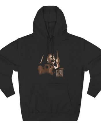 Keith Moon Drums Three-Panel Fleece Hoodie