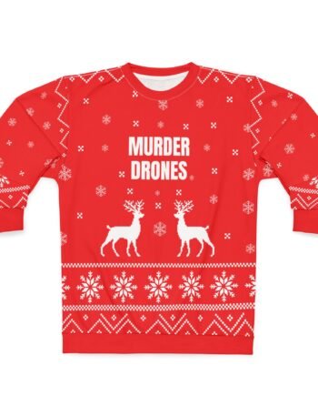 Murder Drones Unisex Sweatshirt (AOP)
