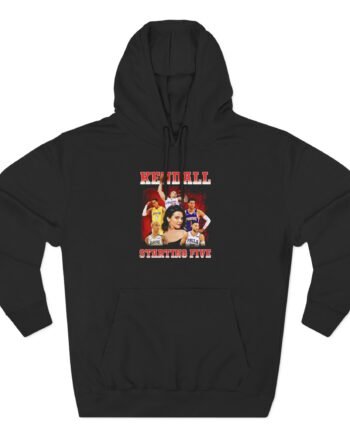 Kim Kardashian Kendall Starting 5 Three-Panel Fleece Hoodie