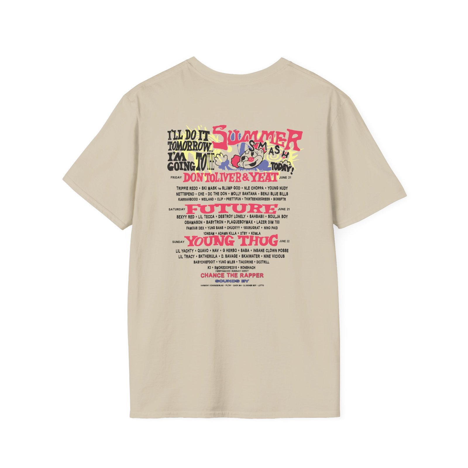 Summer Smash Do It Tomorrow Unisex Softstyle T-Shirt