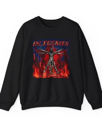In Flames Clayman Album Art Unisex Heavy Blend™ Crewneck Sweatshirt