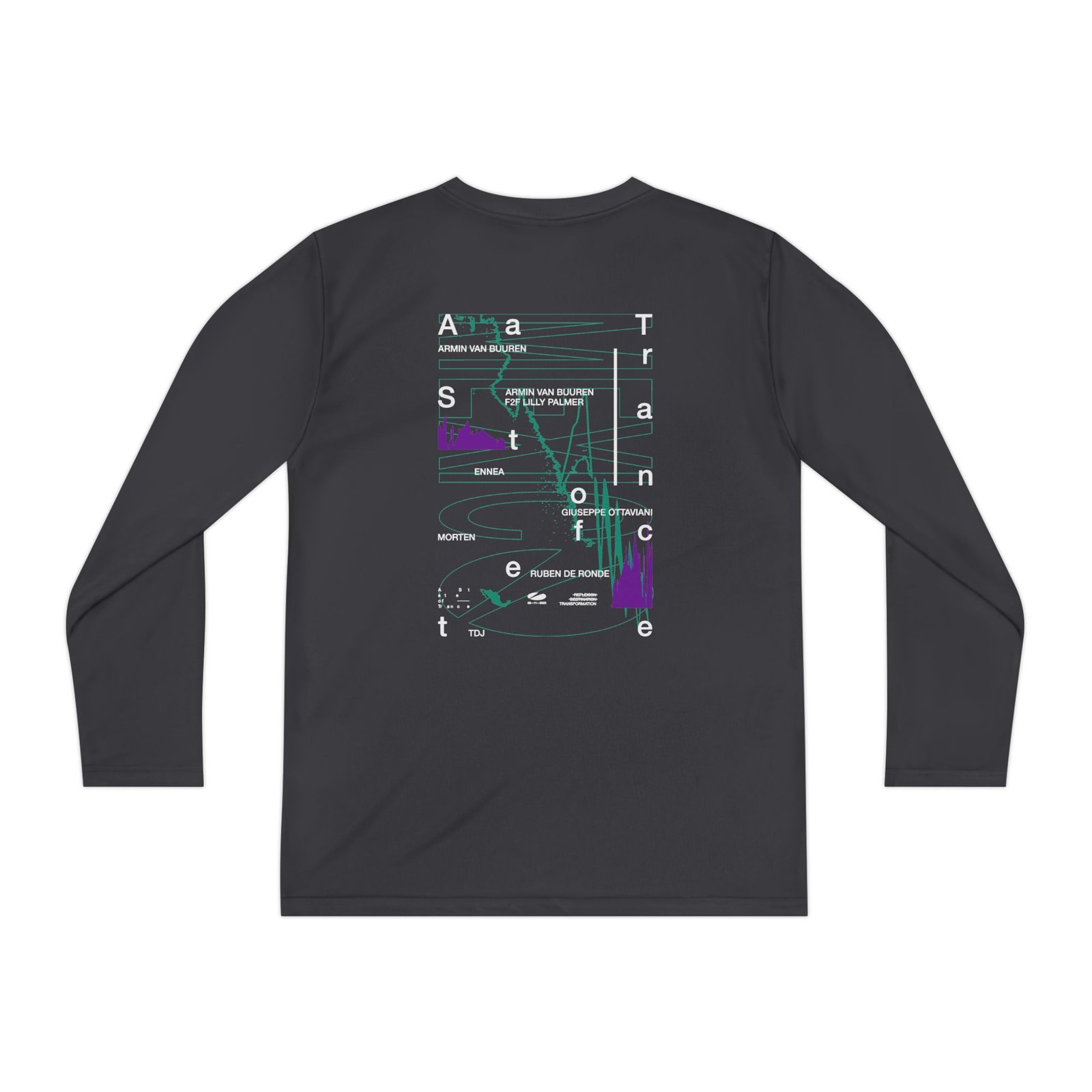 Youth A State of Trance Mexico Line-up Long Sleeve Competitor Tee