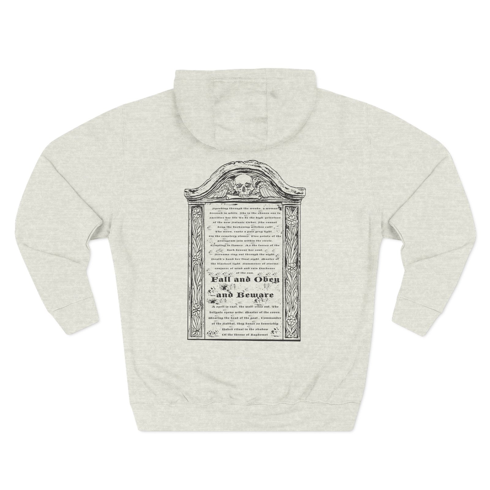 Bewitcher Goat Three-Panel Fleece Hoodie