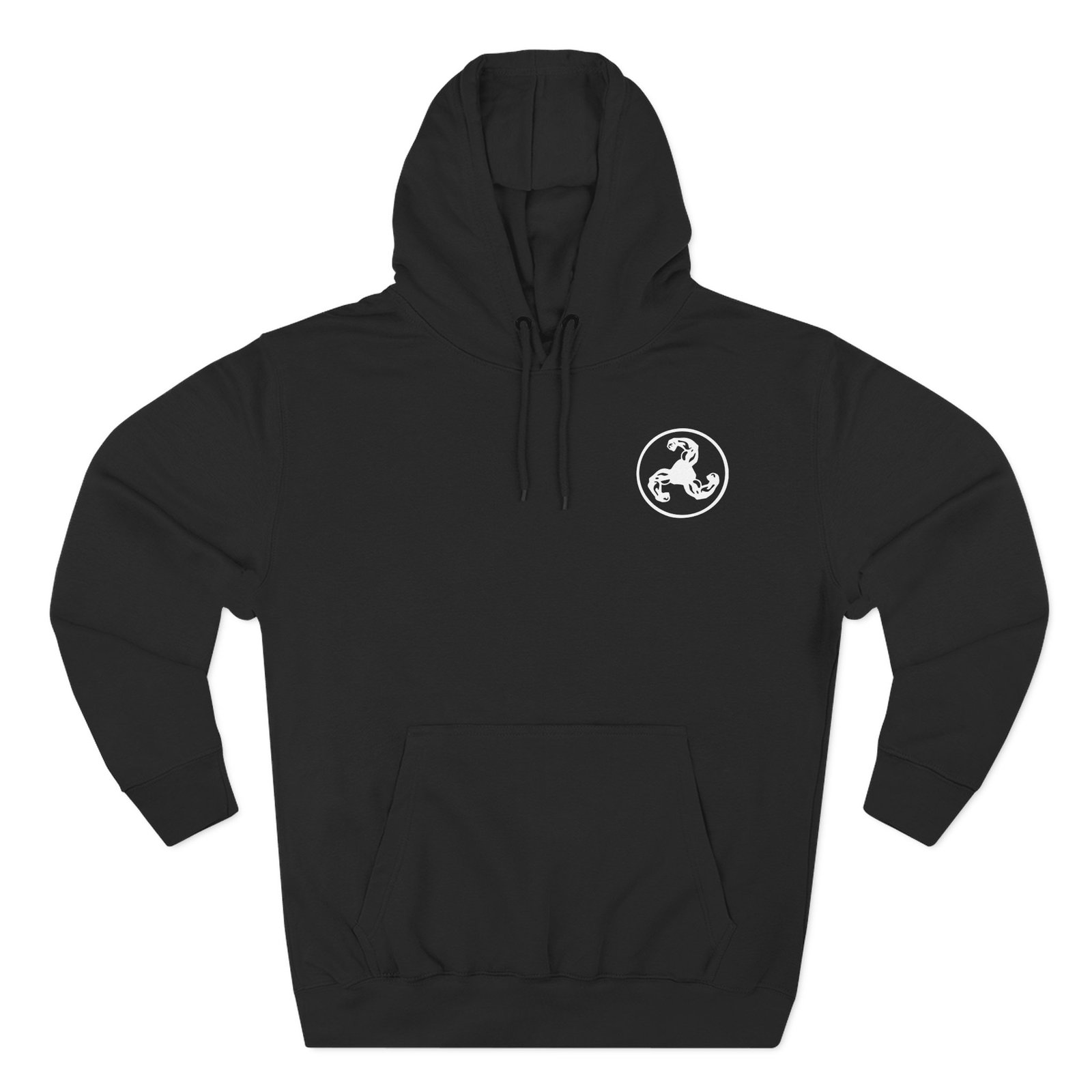 Bicep Logo Three-Panel Fleece Hoodie