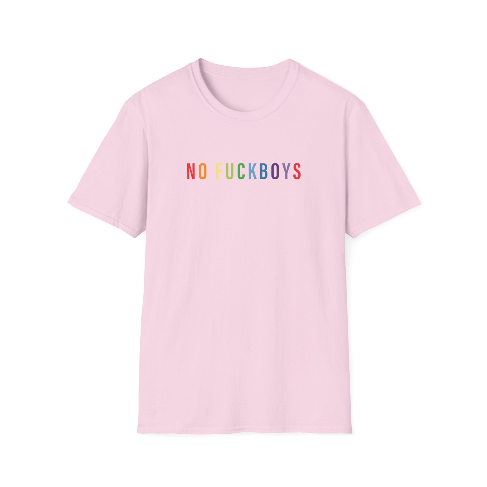 Red Handed No Fuckboys Unisex Softstyle T-shirt