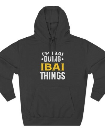 I'm Ibai Doing Ibai Things Three-Panel Fleece Hoodie